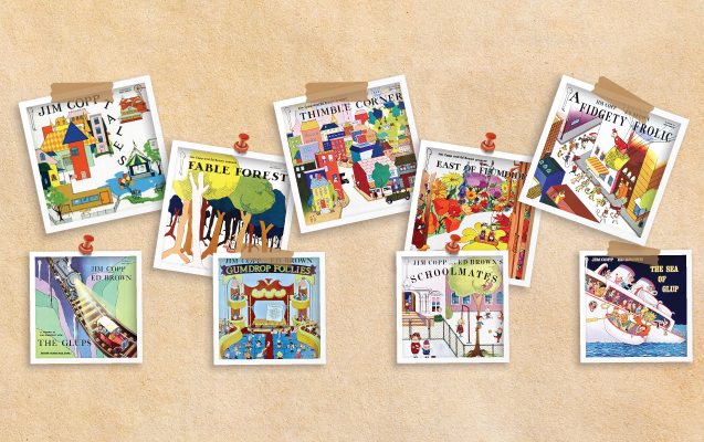 9 albums of jim copp and ed brown